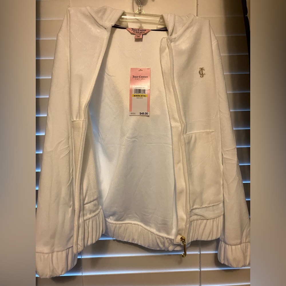 Juicy couture white hoodie